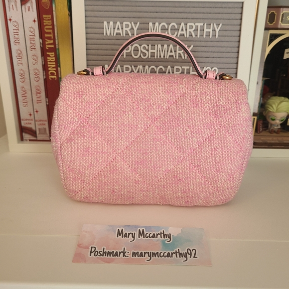 Tory Burch Willa Tweed Mini Top Handle Bag - Picture 6 of 12